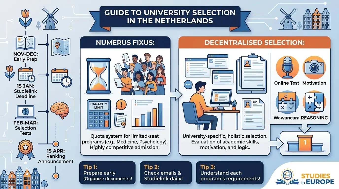 Panduan Praktis Pendaftaran Numerus Fixus di Belanda